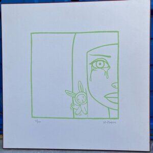 31 100 copies Tara McPherson original print-laminated popcomic Abstract Art